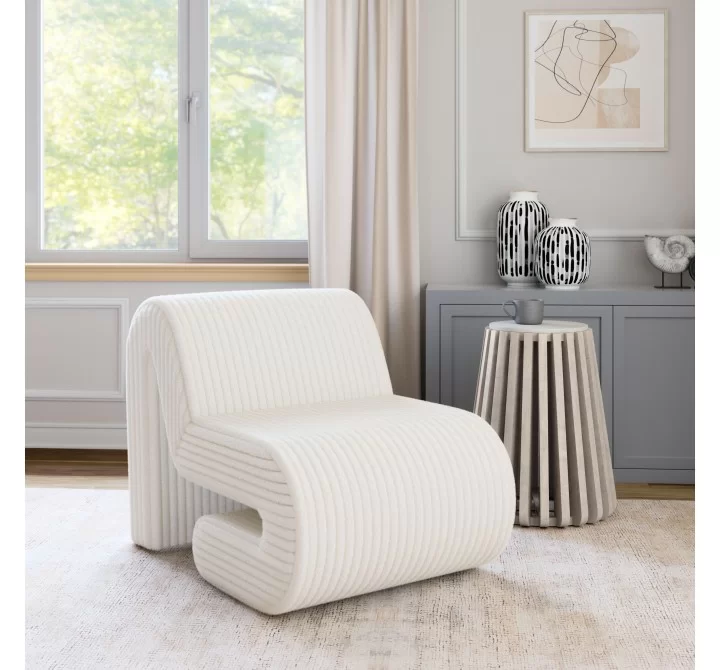 Opam Accent Chair in White- Lifestyle 1