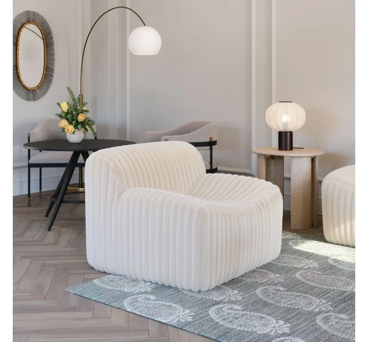 Osterbro Accent Chair in Cream- Lifestyle 2