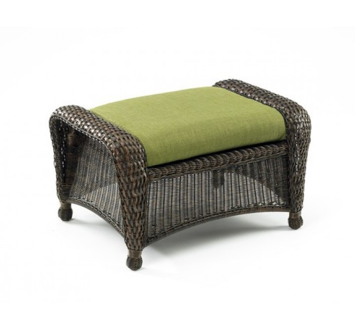 Outdoor Greatroom Company Balsam Wicker Outdoor Ottoman