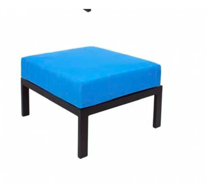 Belmar Ottoman Black/Soft Gray Frame - No Cushion