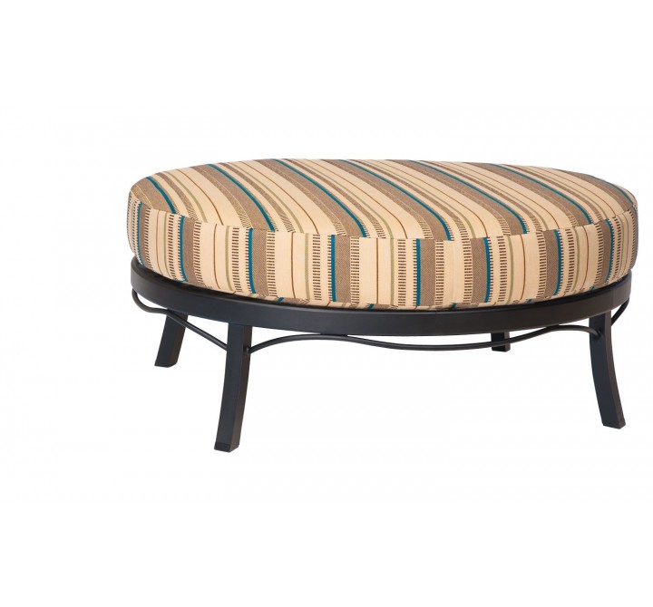 Woodard Et Cetera Woodard Aluminum Universal Oval Ottoman