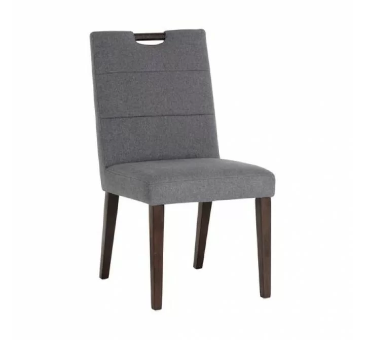 Sunpan Tory Dining Chair Dark Grey - Front Side Angle