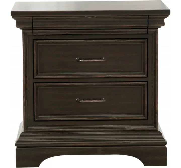 Pulaski Furniture Caldwell 2 Drawer Nightstand Front