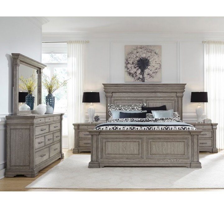 Pulaski Furniture Madison Ridge 10 Drawer Dresser in Heritage Taupe - Lfiestyle