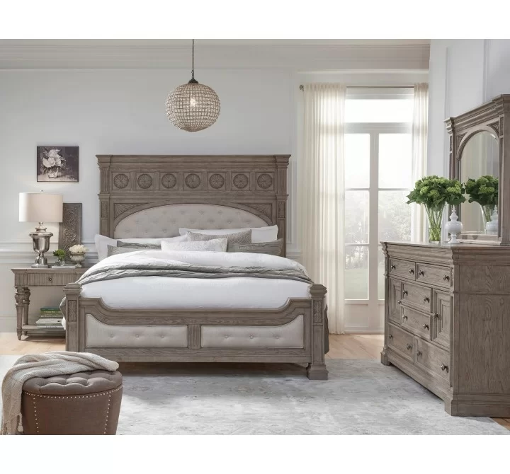 Pulaski Furniture Kingsbury 1 Drawer USB Charging Open Nightstand Room