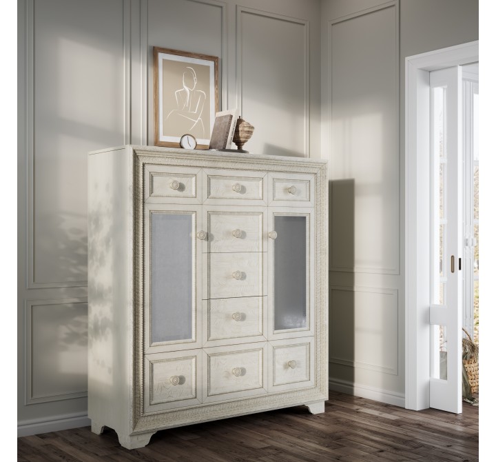 Pulaski Furniture Camila 9 Drawer Door Chest Room View