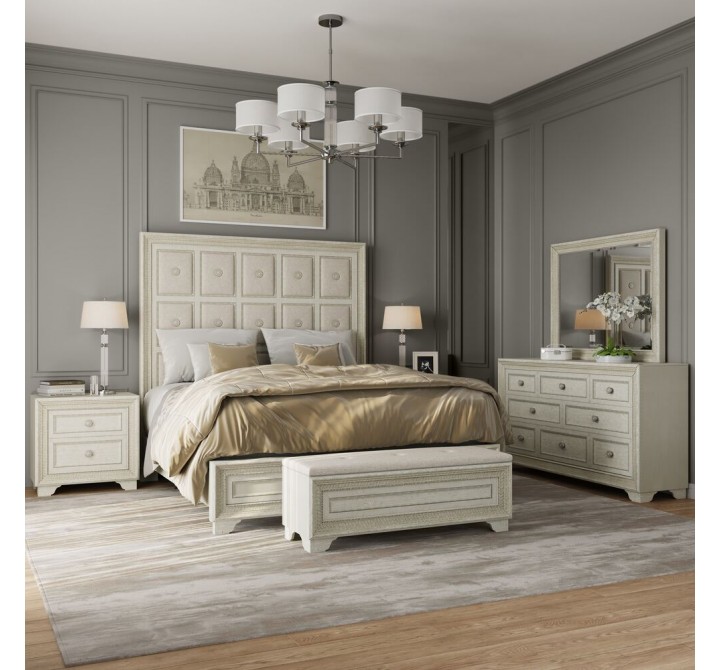 Pulaski Furniture Camila Storage Bed Bench Bedroom View