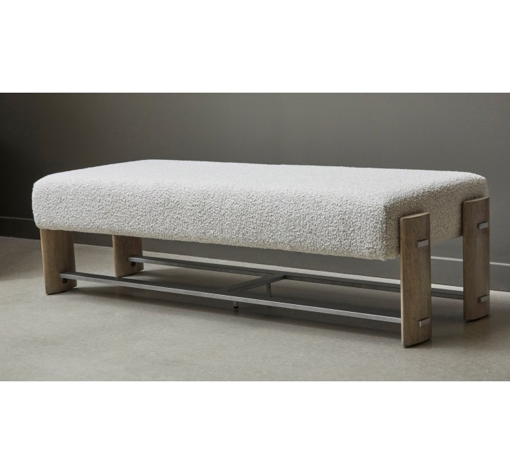 Pulaski Furniture Modern Upholstered Ottoman Bench 