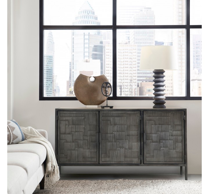 Pulaski Furniture 3-Door Metal Sideboard