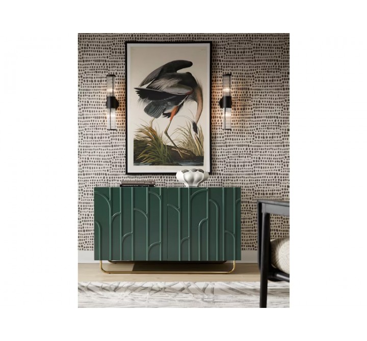 2-Door Contemporary Accent Chest with Shelf-lifestyle