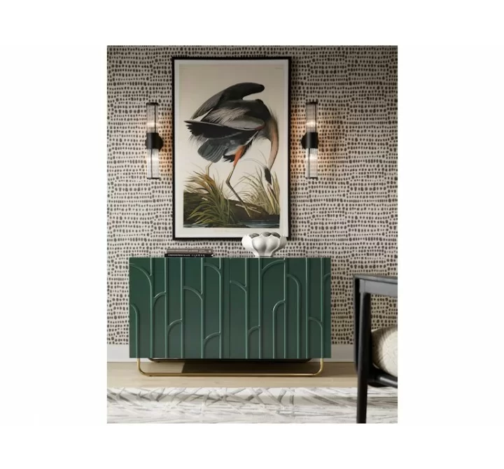 2-Door Contemporary Accent Chest with Shelf-lifestyle