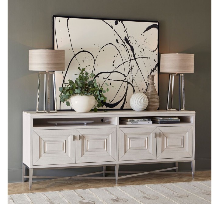 Pulaski Furniture Ashby Place 4-Door Server with Open Shelves