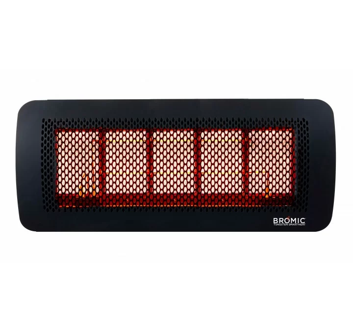 Bromic Tungsten Smart-Gas 500 Radiant Heat Patio Heater, Front Angle