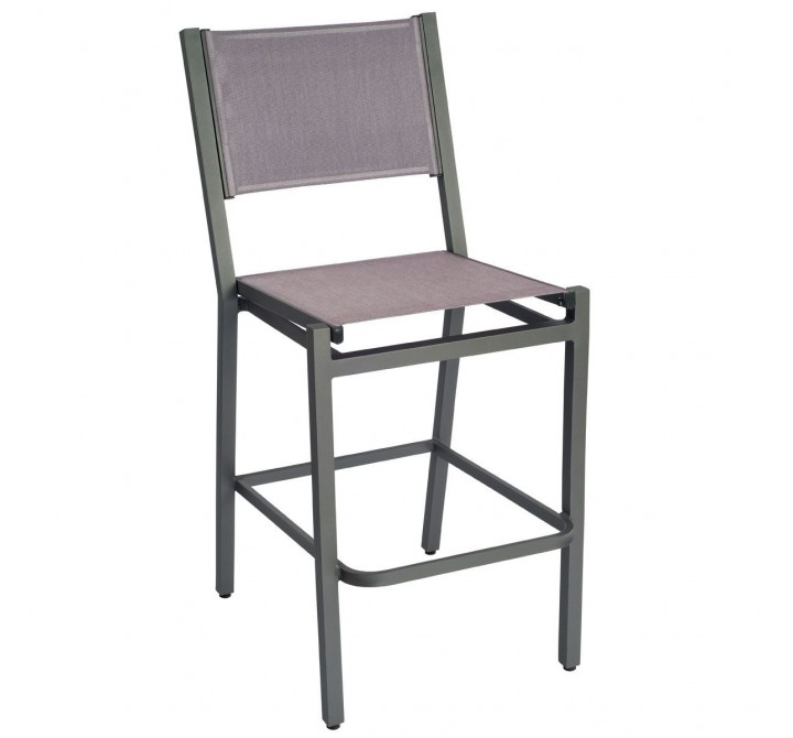 Woodard Palm Coast Sling Bar Stool Without Arms - Angled