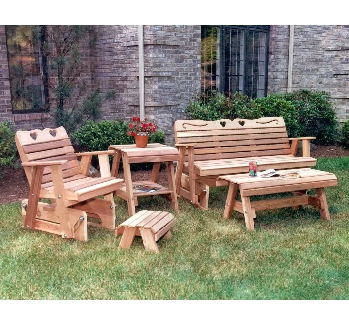 Cedar Country Hearts Glider Collection