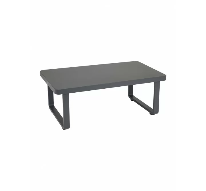 Palm Beach Coffee Table - Aluminum - Angled