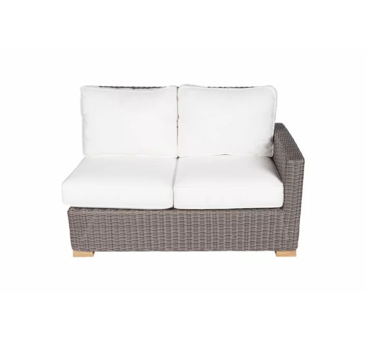 Royal Teak Sanibel Wicker 2-Seater Arm Left