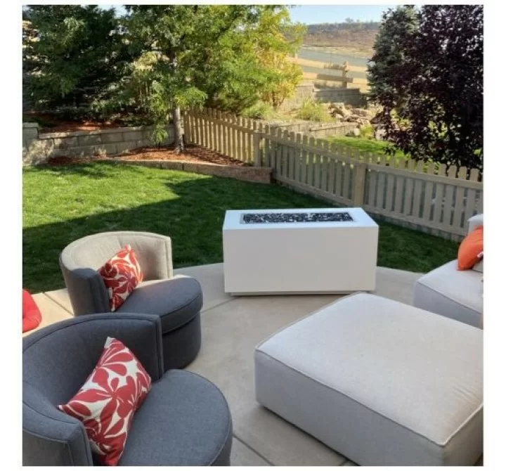 Pismo 48" Fire Pit - Powder Coated White OUTDOOR