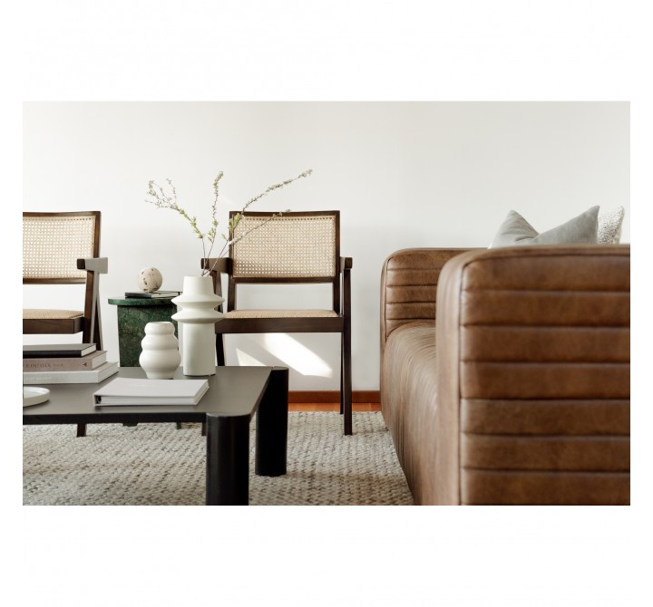 Moe's Home Collection Grace Accent Table in Green Marble - Lifestyle