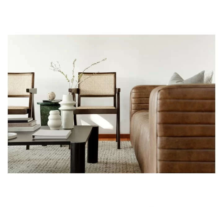 Moe's Home Collection Grace Accent Table in Green Marble - Lifestyle
