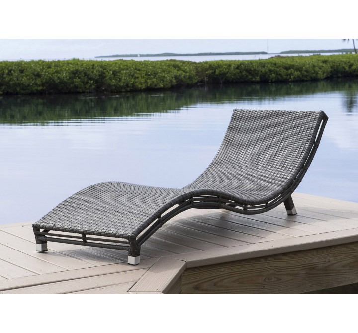 Panama Jack Outdoor Graphite Curve Chaise Lounge Outdoor
