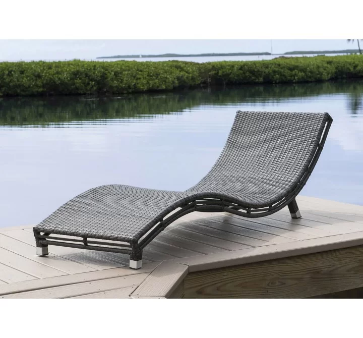 Panama Jack Outdoor Graphite Curve Chaise Lounge Outdoor