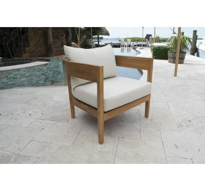 Panama Jack Outdoor Bali Lounge Chair Front Side View Outdoor