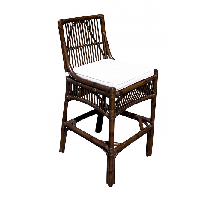 Panama Jack Sunroom Bora Bora Barstool with Cushion