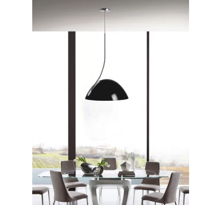 Bryce Pendant Lamp Black Aluminum - Lifestyle