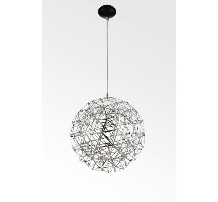 Lucius Pendant Lamp Stainless Steel - White BG