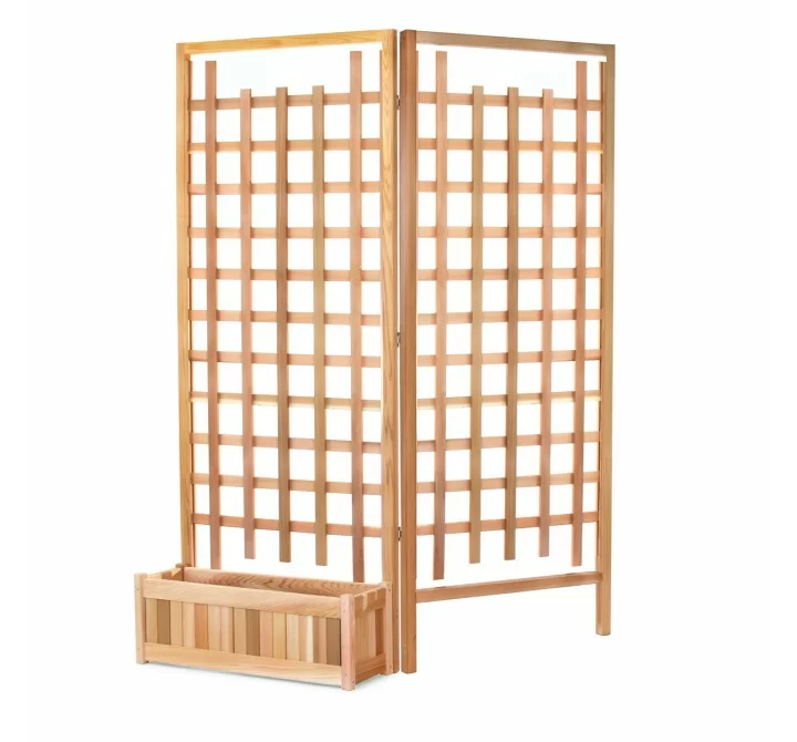 30" Planter Box & Trellis Privacy Screens 