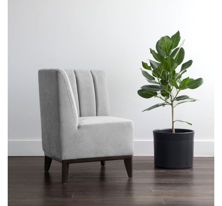 Sunpan Modular Banquette Corner Seat Polo Club Stone - Lifestyle