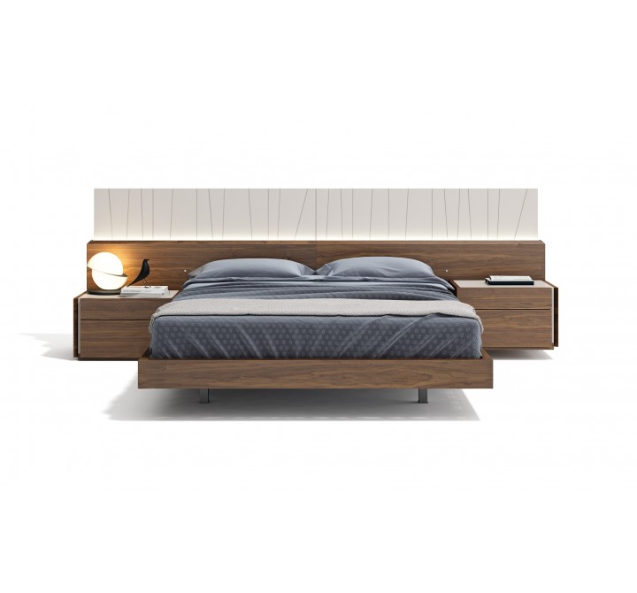 J&M Furniture Porto Walnut Bed