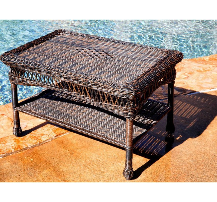 Tortuga Outdoor Portside Outdoor Wicker Coffee Table