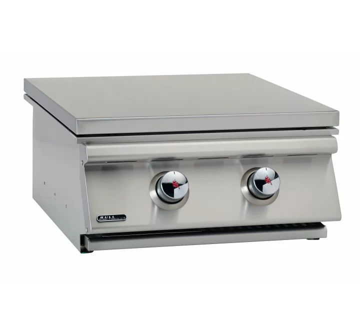 Bull BBQ Power Burner LP/NG - Covered Angled View Close-up