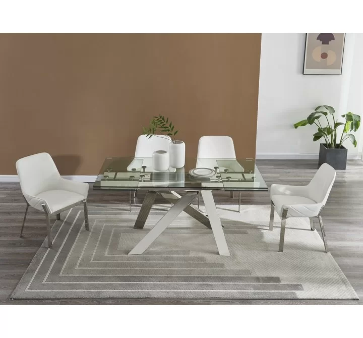 J&M Furniture MC Premier Extension Table Front View