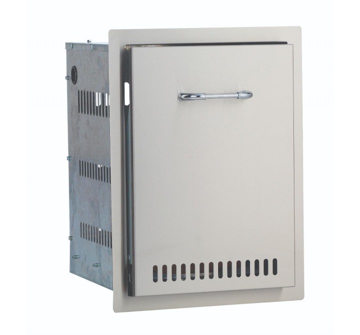 Bull BBQ Pull Out Gas Tank Drawer - Angled Close-up