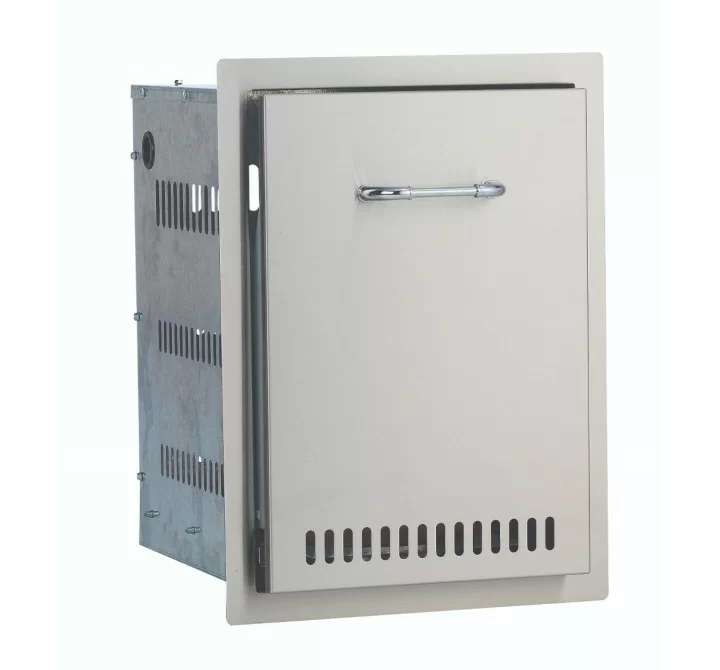 Bull BBQ Pull Out Gas Tank Drawer - Angled Close-up