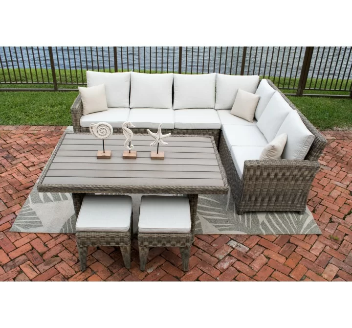 Hospitality Rattan Patio Spanish Wells 2-Piece Sectional