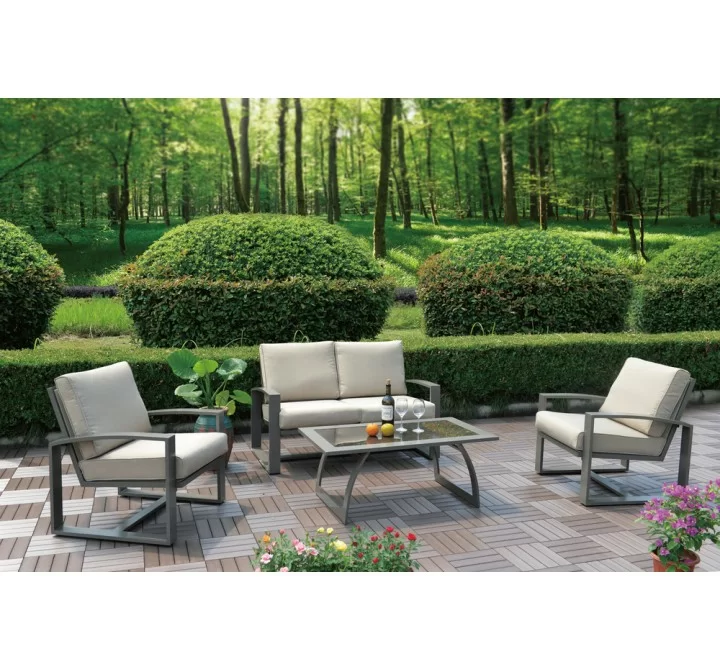 Hospitality Rattan Patio Moldova 4-Piece Seating Set