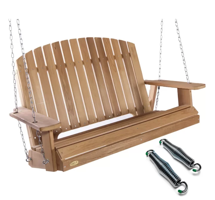 All Things Cedar Pergola Swing with Comfort Swing Springs - Main 2