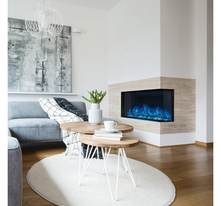 Modern Flames Modern Flames Landscape Pro Multi 44" / 56'' / 68'' / 80'' / 96'' / 120 '' Multi-Sided Built-In Electric Fireplace - LPM-4416 / 5616 / 6816 / 8016 / 9616 / 12016 - Lifestyle