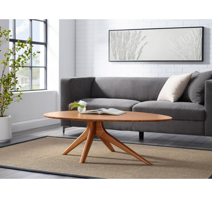 Greenington Rosemary Coffee Table, Amber, Lifestyle