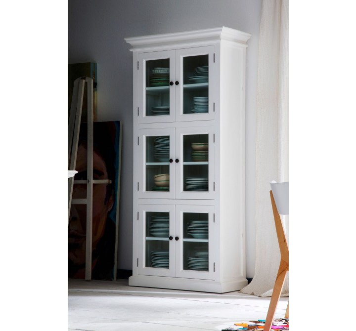 Nova Solo Halifax Pantry with Six Doors - Closed Lifestyle