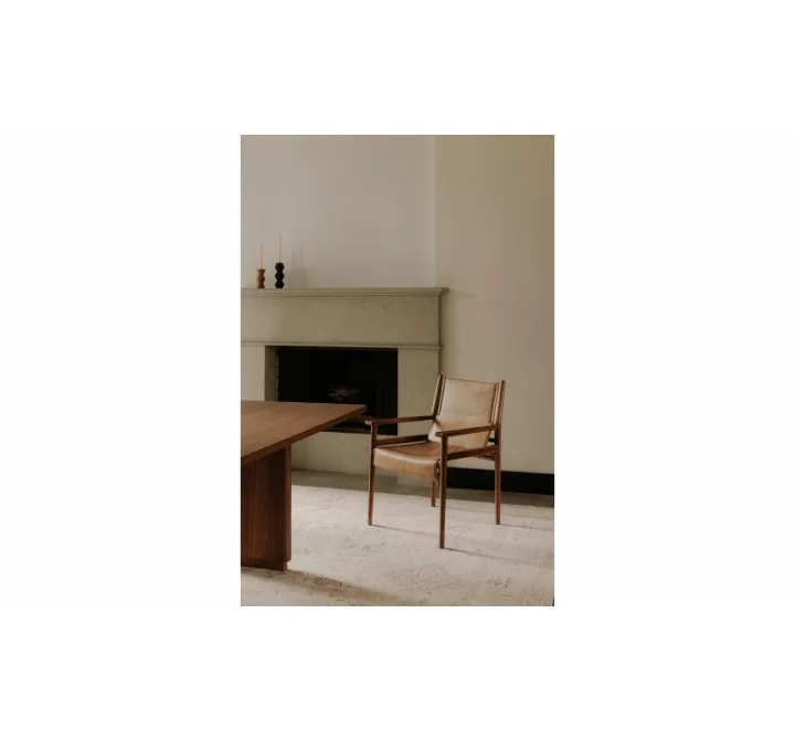 Moe's Home Collection Remy Dining Chair in Brown- Lifetyle