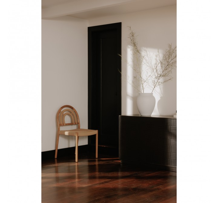 Moe's Home Collection Avery Dining Chair in Natural - Set of Two - Lifestyle