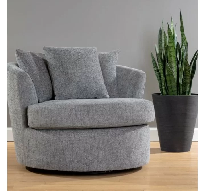 Sunpan Solaria Swivel Lounge Chair Galaxy Dust / Galaxy Marble - Lifestyle