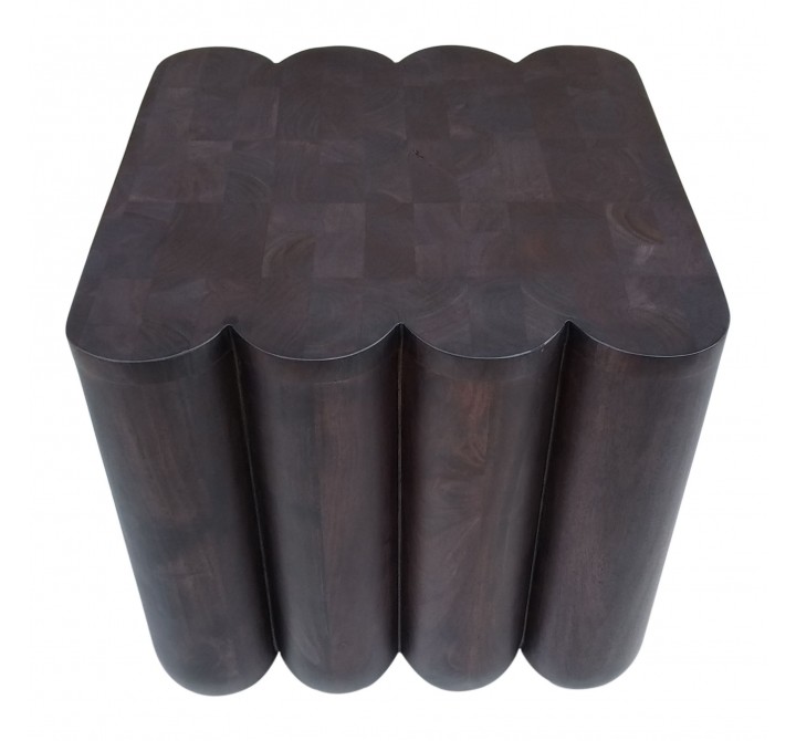 Moe's Home Collection PUNYO PUNYO ACCENT TABLE ESPRESSO BROWN - Top Front Angle 