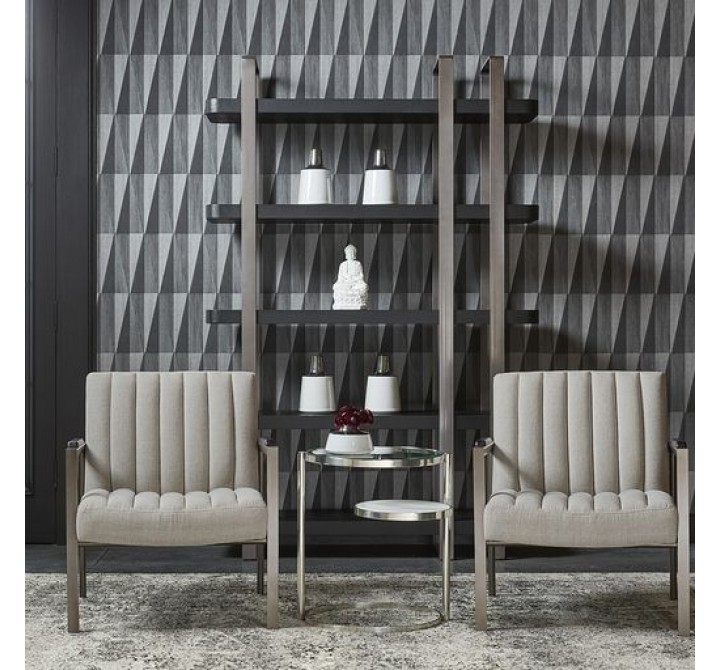 Sunpan Laney Lounge Chair - Milestone Cream - Lifestyle