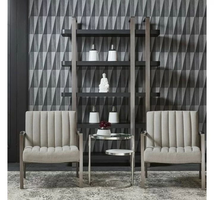 Sunpan Laney Lounge Chair - Milestone Cream - Lifestyle